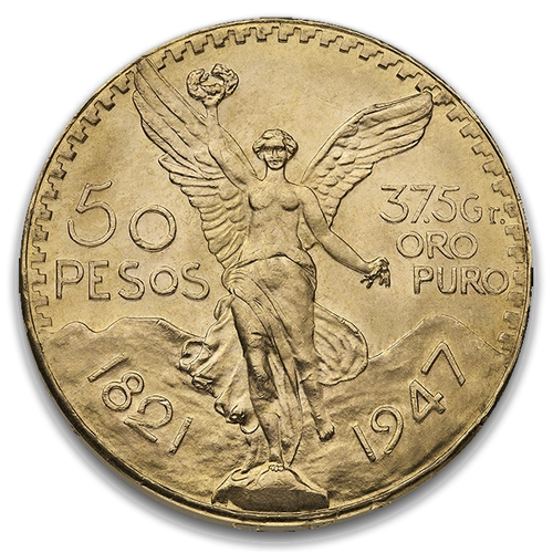 Mexican 50 Pesos gold coin