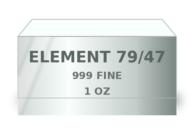 Palladium bar 1 oz (illustrated render)